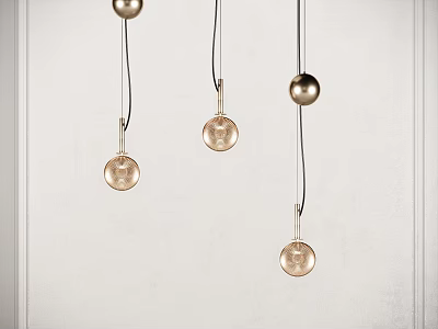 Light Luxury Small Chandelier Decorative Chandelier Bar Table Chandelier Bedside Chandelier Staircase Chandelier 3d model
