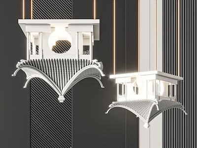 Building chandelier 3d model