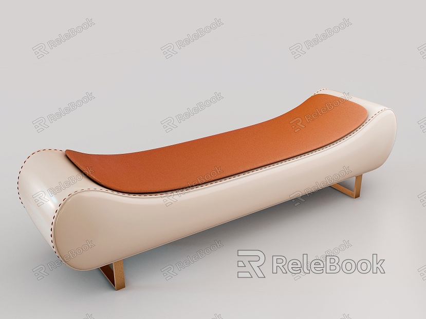 Light Luxury Sofa Stool Shoe Changing Stool Bed End Stool Bench Foot model