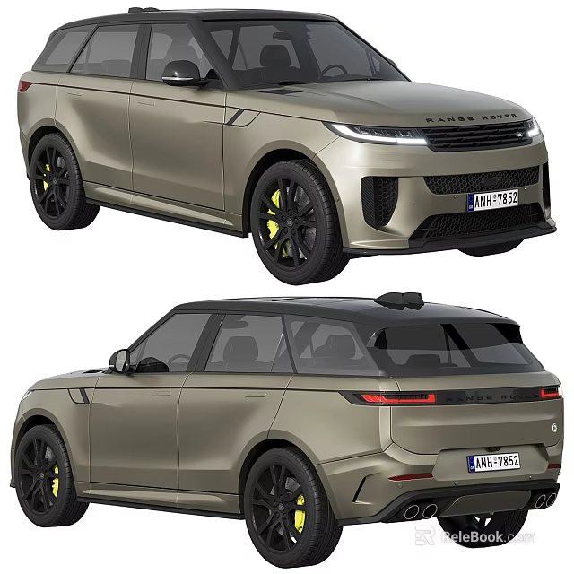 Range Rover Velar Exterior Design Front And Rear Views 3d model 
