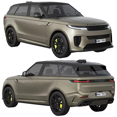 Range Rover Velar Exterior Design Front And Rear Views 3d model