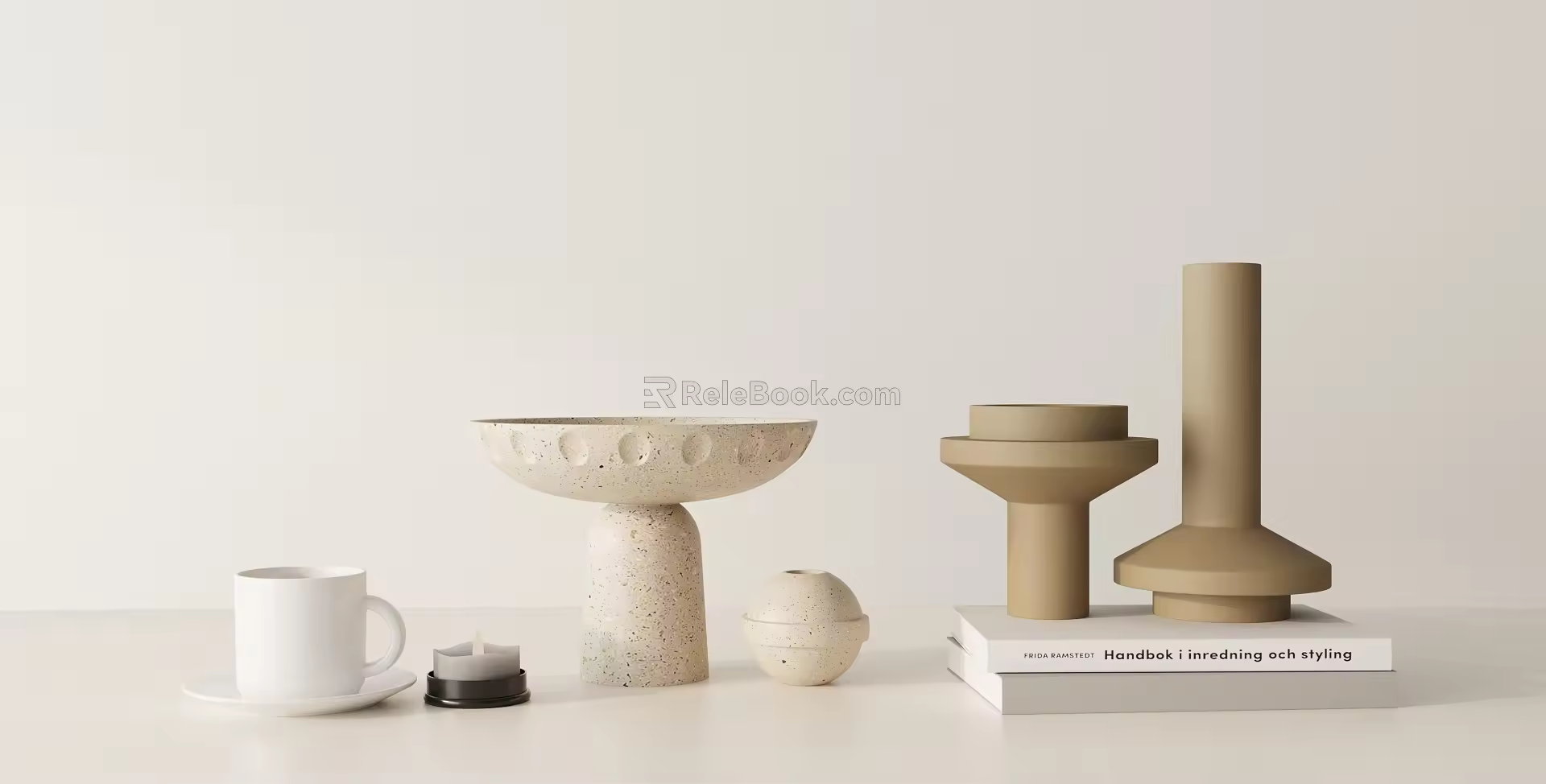 Modern ornaments combination 3d model