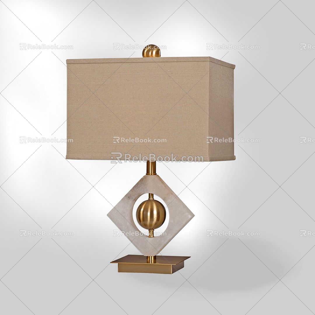 Table lamp 3d model