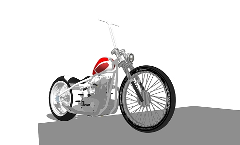 Modern Motorcycle 3d model