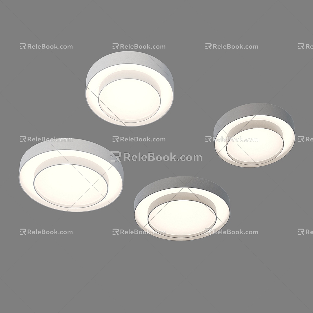 Minimalist downlight 3d model