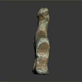 Ancient Bronze Ram Sculpture with Green Patina Standing Pose and Body Hole