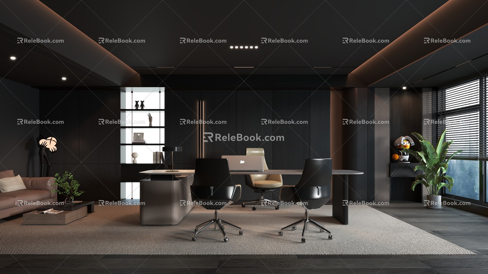 Dark President's Office 3d model