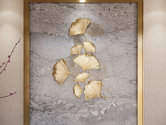 Light Luxury Wall Decoration Wall Decoration Pendant 3d model