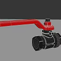 Brass Ball Valve With Red Handle For Industrial Plumbing Applications