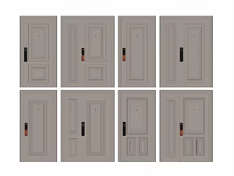 Jianou security door entry security door 3d model