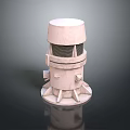 Industrial Equipment with cylindrical body mesh structure base support and top circular cover
