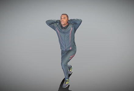 Fashion Boy Street Trend Men Wear Running Men 3d model