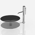 Decorative Modern Metal Garden Ornament Featuring Circular Structure And Stand Design