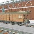 steam train 3d model