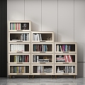 Modern bookcase combination 3d model