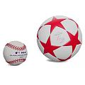 Sports Equipment Featuring MLB Baseball And UEFA Champions League Soccer Ball With Official Logos