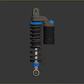 Modern shock absorber buffer 3d model