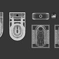 Various Toilet Types Featuring Sitting Squatting Models And Water Tanks