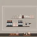 Wine Bottle Wine Tray Wine Combination 3d model