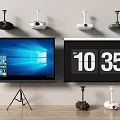 Projection Curtain Projection Projector Office Projection Electric Projection 3d model