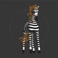 Modern Zebra Products Zebra 3d model