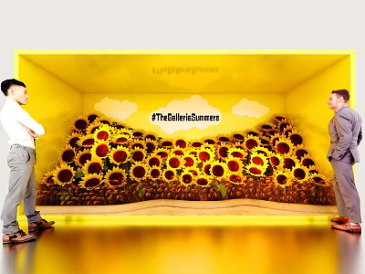 Modern Beauty Sunflower 3d model Modern Beauty Sunflower 3d model