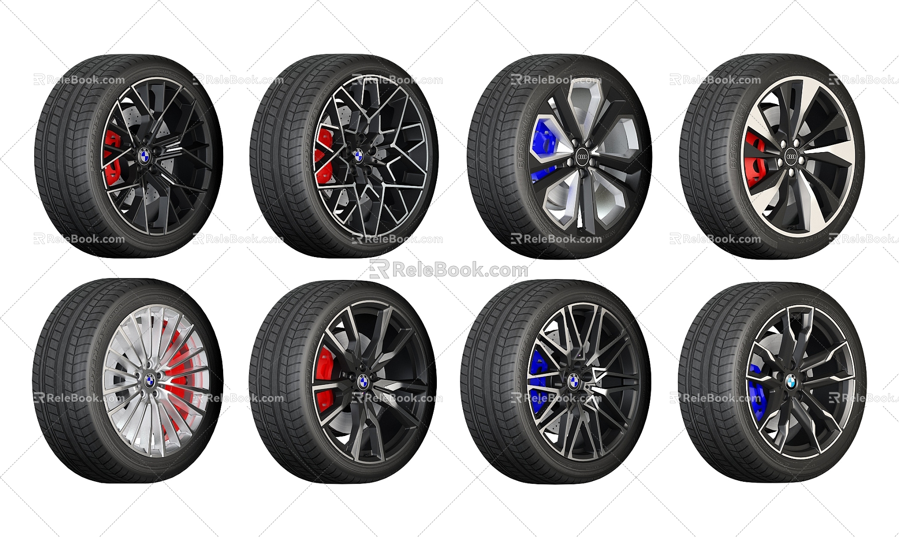 Modern tire BMW tire wheel rim model