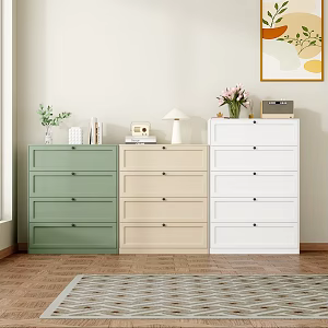 Household Steel Chest of Drawers Multi-Layer Storage Cabinet Drawer-Type Storage Cabinet Bedroom Baby Clothes Toy Storage Cabinet 3d model