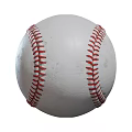 High Quality Baseball Sports Equipment With White Leather And Red Stitching