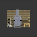 Traditional Handcraft Workshop With Wooden Walls Stone Fireplace Anvil Wooden Bucket And Tools On Workbench