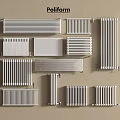 Paliform Radiators in Various Stylish Designs for Home Heating Use