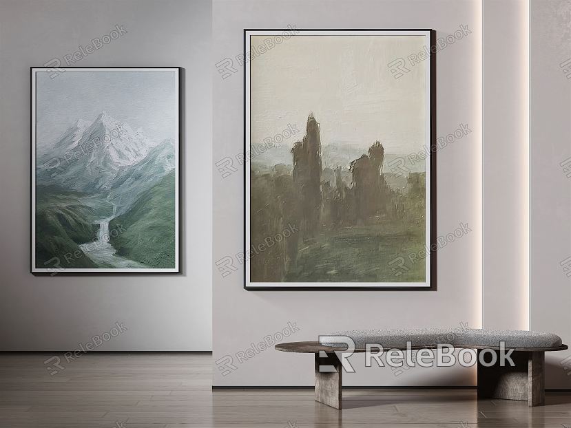 Quiet Landscape Painting Decorative Painting model