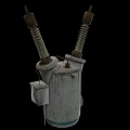 Substation circuit breaker 3d model