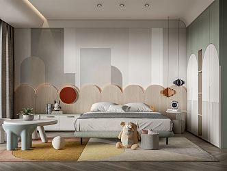 Modern Children's Room 3d model