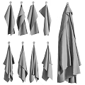 Daily Washing Towels With Striped Checkered Patterns And Various Colors For Home Use