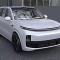 White Modern SUV With Sleek Exterior Black Wheels Panoramic Sunroof And Front Grille