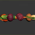 Fresh Colorful Vegetables For Healthy Diet Including Tomato Carrot Onion Cucumber And Green Leaves