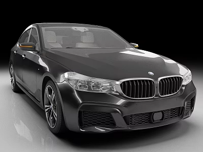 Black BMW Sedan Modern Sporty Exterior Design With Front Grille And Headlights 3d model Black BMW Sedan Modern Sporty Exterior Design With Front Grille And Headlights 3d model