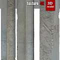 Decorative Garden Ornament Posts with Various Concrete and Stone Textures for Outdoor Spaces
