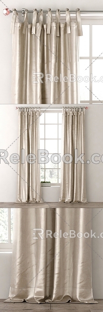 Curtains 3d model