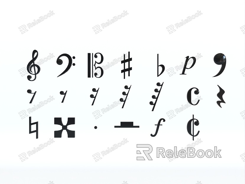 Note Music Note Music Symbol Musical Score Note Hugh Symbol Diacritic Symbol Repeated Notation model