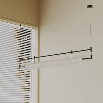 Modern chandelier 3d model