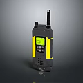 Wireless Doorbell With Black And Yellow Design Digital Display Showing 88 And Antenna