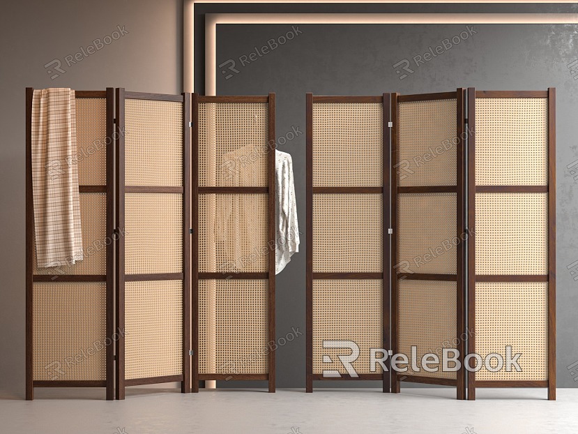 Rattan screen model