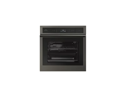 Built in Black Oven as Modern Kitchen Appliance with Glass Door And Digital Control 3d model