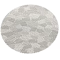Round carpet 3d model
