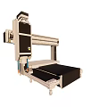 High Performance Industrial CNC Router Machine With Large Worktable And Automated Cutting System 3d model