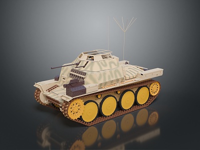 Light Tank Light Armored Tank Modern Tank World War II Tank World War I Tank Heavy Tank 3d model