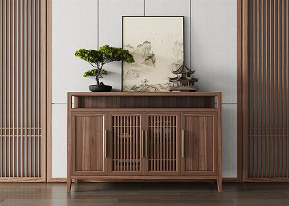 New Chinese Sideboard 3d model