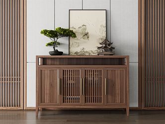 New Chinese Sideboard 3d model